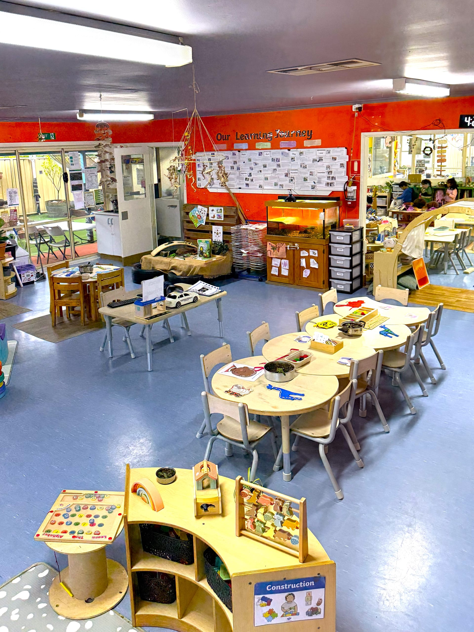 The Orange Room — kinder learning environment